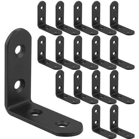 wooden corner brackets black